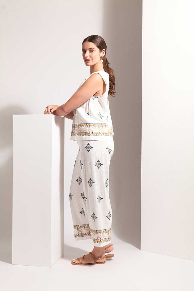 Foil - Sew Crafty Pant - Pink Tile CFO7881