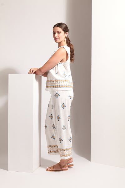 Foil - Sew Crafty Pant - Pink Tile CFO7881