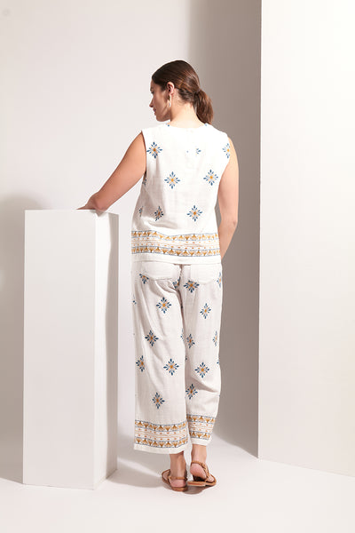 Foil - Sew Crafty Pant - Pink Tile CFO7881