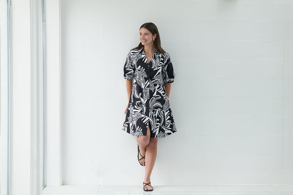 Foil - Good Impression Dress - Going Bananas CFO8276