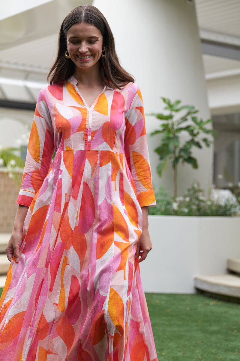 Foil - Crusin Dress - Feeling Peachy CFO8286