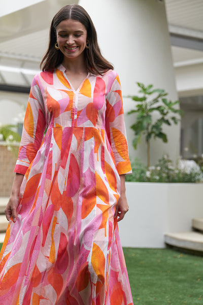 Foil - Crusin Dress - Feeling Peachy CFO8286