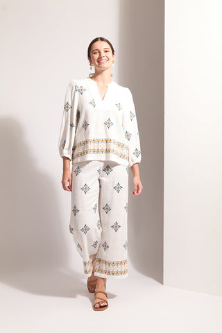 Foil - Sew Fancy Top - Pink Tile CFO8308