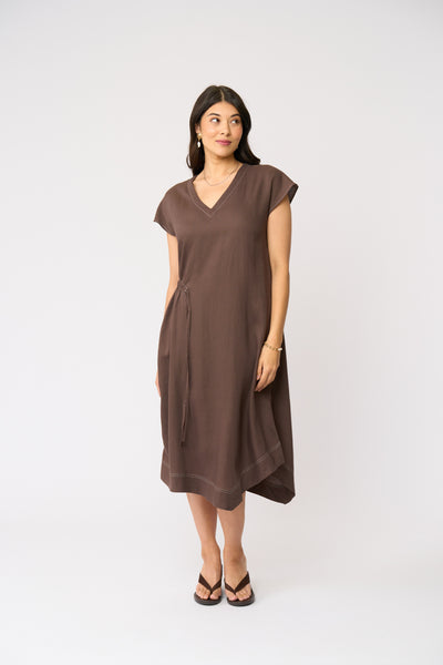 Foil - Point of View Dress - Cocoa CFO8606