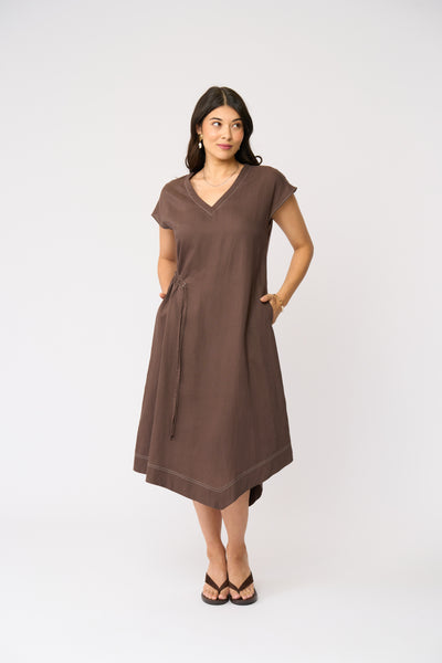 Foil - Point of View Dress - Cocoa CFO8606