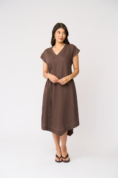 Foil - Point of View Dress - Cocoa CFO8606