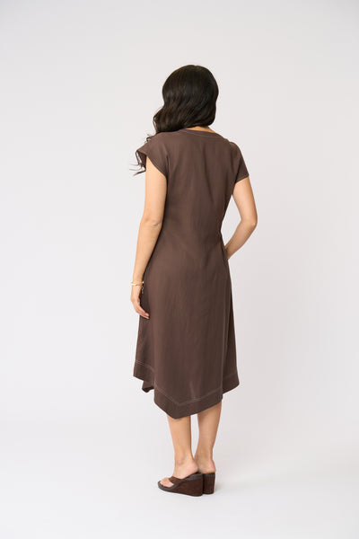 Foil - Point of View Dress - Cocoa CFO8606