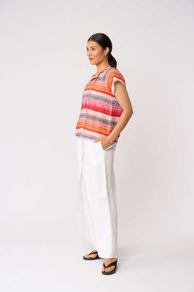 Foil - Still Got It Top - Sunset Stripe CFO8607