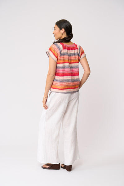 Foil - Still Got It Top - Sunset Stripe CFO8607
