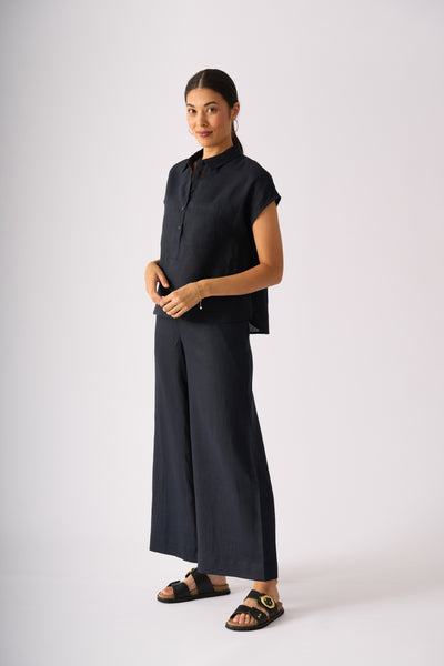 Foil - Pocket Rocket Top - True Navy CFO8635