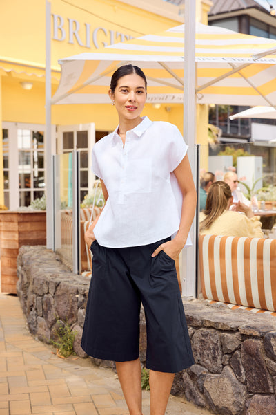 Foil - Pocket Rocket Top - White CFO8635