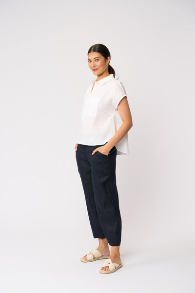 Foil - Pocket Rocket Top - White CFO8635