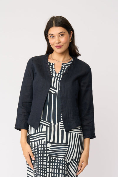 Foil - Braidy Bunch Jacket - True Navy CFO8657