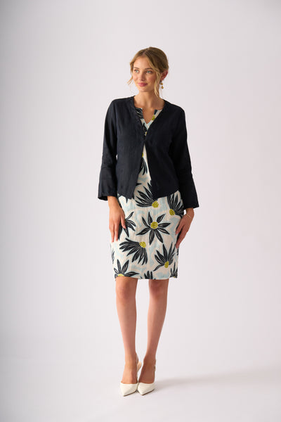 Foil - Braidy Bunch Jacket - True Navy CFO8657