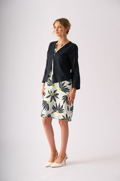Foil - Braidy Bunch Jacket - True Navy CFO8657