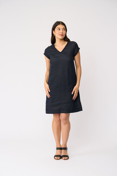 Foil - V Festival Dress - True Navy CFO8789