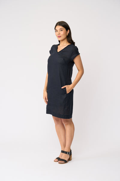 Foil - V Festival Dress - True Navy CFO8789
