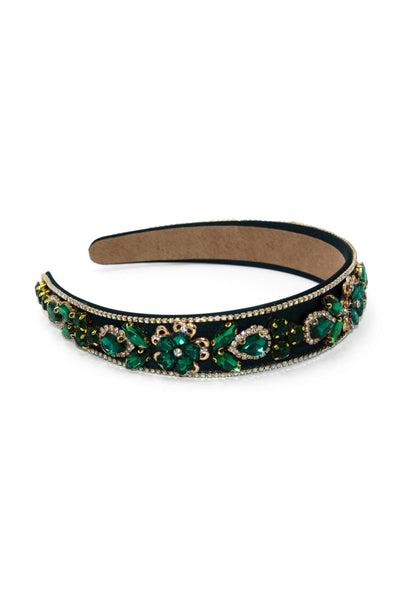 Morgan & Taylor - Emerald Ariadne Headband FS1139