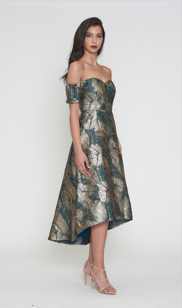 Romance - Milla Hi Lo Dress - Teal