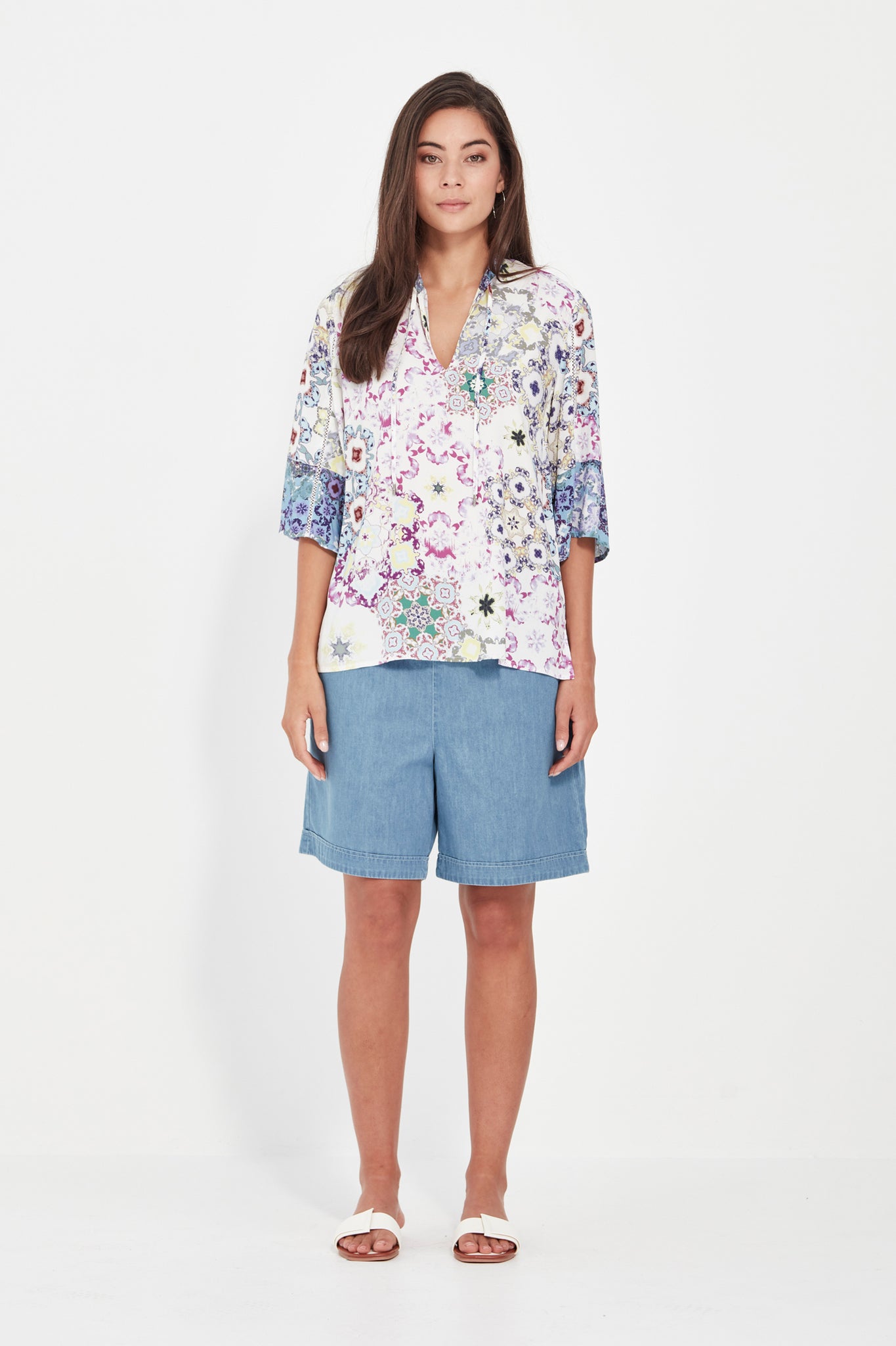 Verge - Illusion Top - White 9963BR