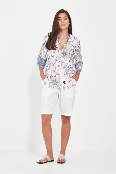 Verge - Illusion Top - White 9963BR