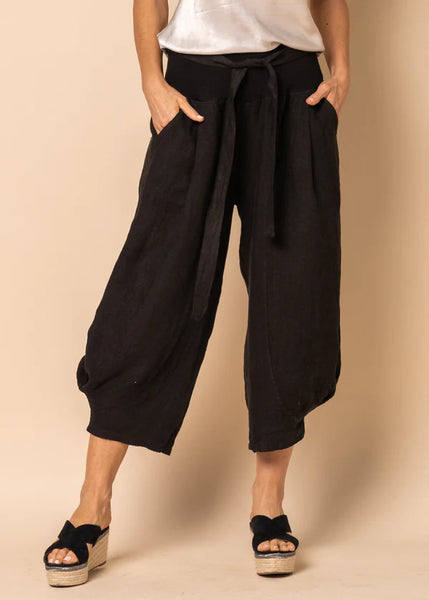 Imagine - Black Addison Linen Pant 6MM30467