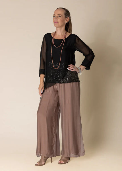 Imagine - Black Onyx Heathie Top 10IM7295