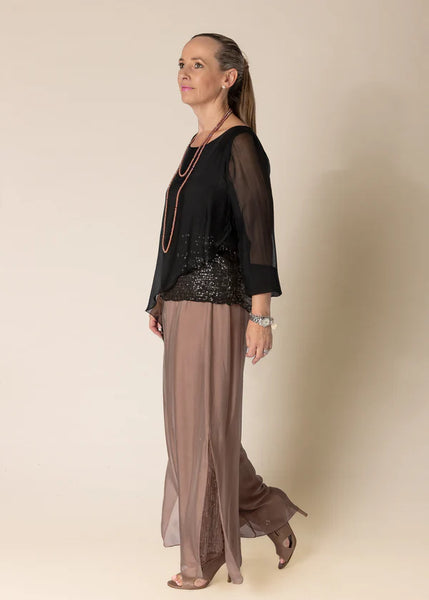 Imagine - Black Onyx Heathie Top 10IM7295