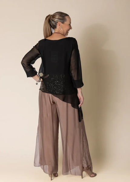 Imagine - Black Onyx Heathie Top 10IM7295