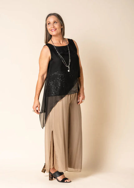 Imagine - Milk Chocolate Silk Gia Pant with Split 10IM2184