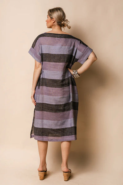 Imagine - Granite Moxie Linen Blend Dress IM3071 FINAL SALE