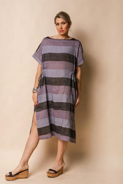 Imagine - Granite Moxie Linen Blend Dress IM3071 FINAL SALE