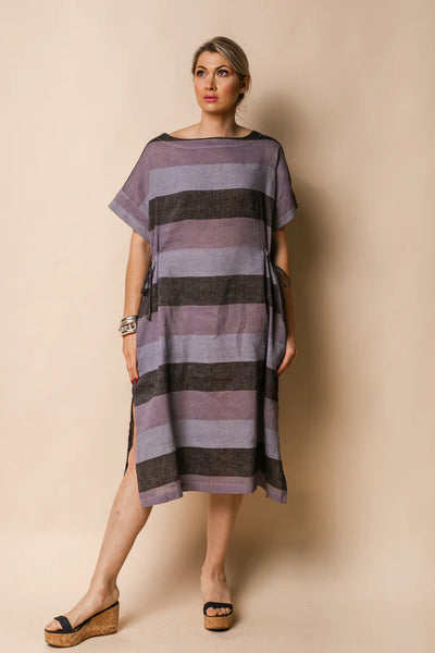 Imagine - Granite Moxie Linen Blend Dress IM3071 FINAL SALE