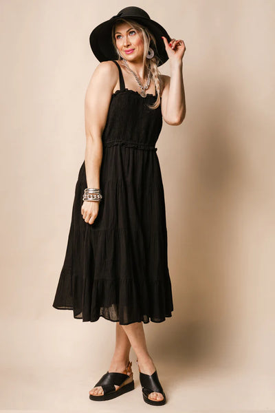 Imagine - Black Onyx Pia Cotton Dress