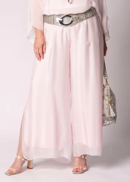 Imagine - Pink Modena Silk Gia Pant with Split 10IM2184