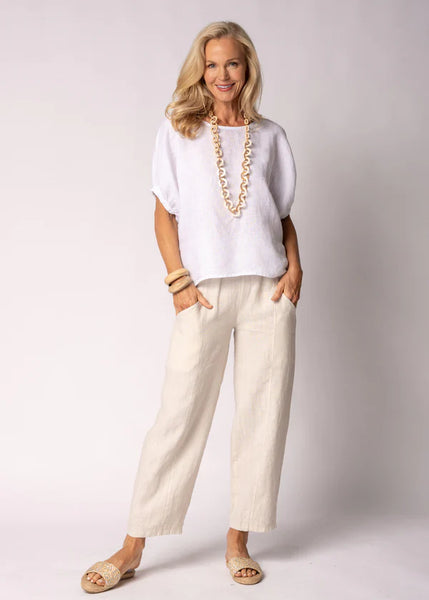 Imagine - Tari Linen Pant in Latte 6IM30583