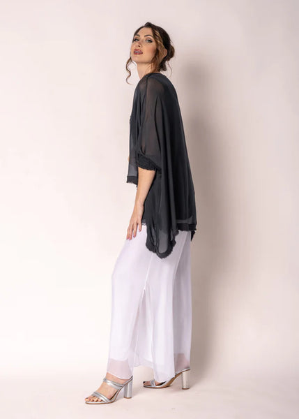 Imagine - Granite Amulet Silk Top 10IM3185