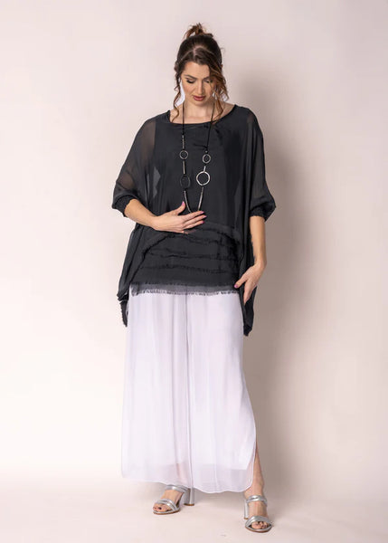 Imagine - Granite Amulet Silk Top 10IM3185