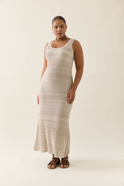 Isle of Mine - Ida Knit Tank Dress - Canvas