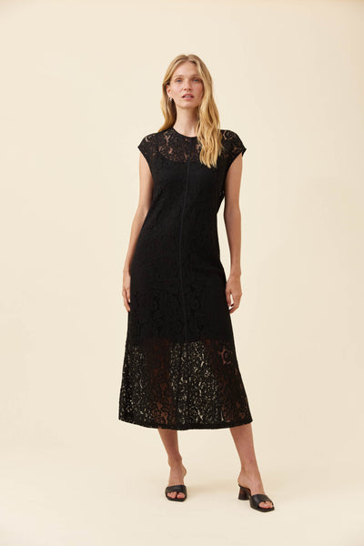 Isle of Mine - Ethel Lace Dress - Black