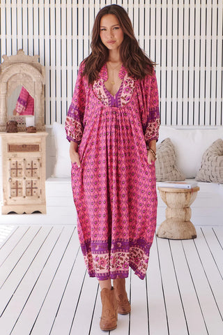 Jaase - Jolene Print Boheme Midi Dress
