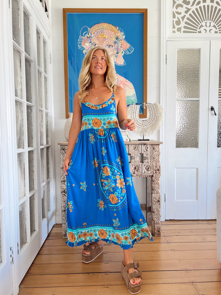 Jaase - Riviera Print Bibi Maxi Dress