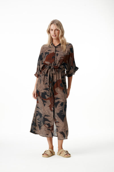 Oneseason - Jasmine - Cotton/Viscose - Palm Safari
