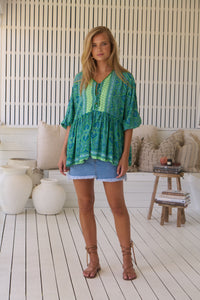 Jaase - Tranquility Print Chloe Top