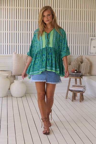 Jaase - Tranquility Print Chloe Top