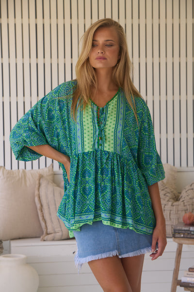 Jaase - Tranquility Print Chloe Top