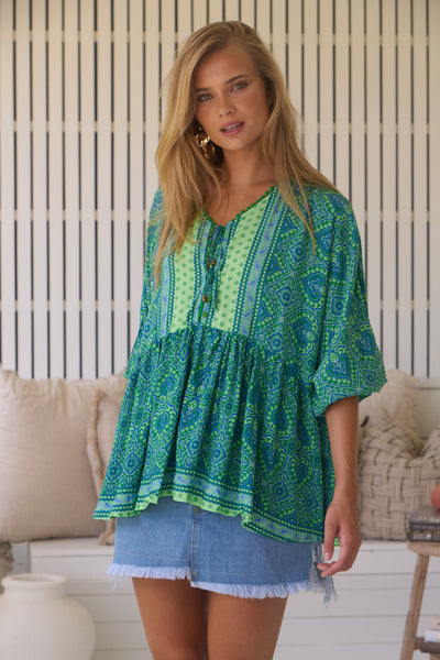 Jaase - Tranquility Print Chloe Top