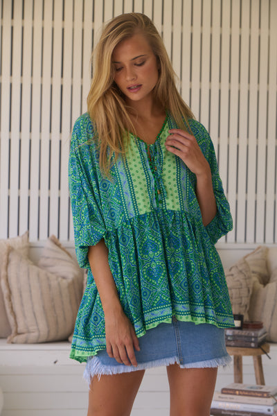 Jaase - Tranquility Print Chloe Top