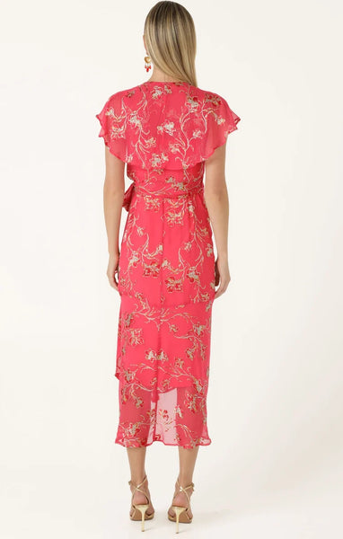 Sacha Drake - Eleanor Wrap Dress - Pink Floral