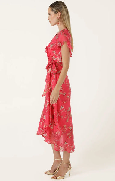 Sacha Drake - Eleanor Wrap Dress - Pink Floral